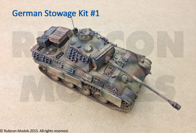 German Stowage Set 1 (1:56th scale / 28mm)