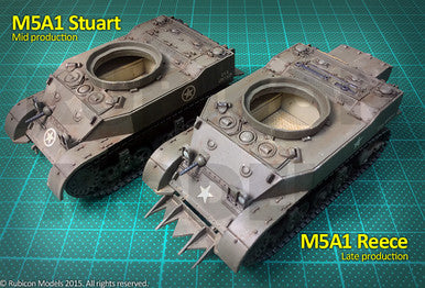 M5A1 Stuart / M5A1 Recce (1:56th scale / 28mm)