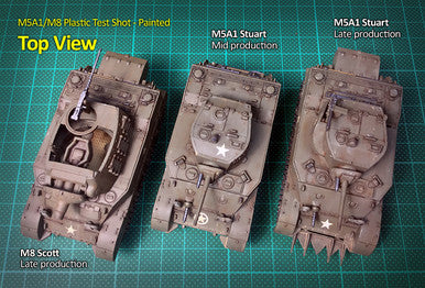 M8 Scott / M5A1 Stuart (1:56th scale / 28mm)