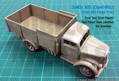 SdKfz 305 3-ton 4x2 Cargo Truck (1:56th scale / 28mm)
