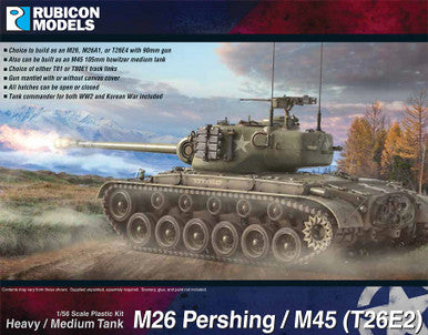 Rubicon Models M26 Pershing / M45 (T26E2) Heavy / Medium Tank