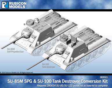 Rubicon Models SU-85M SPG/SU-100 Tank Destroyer Conversion Kit- Resin