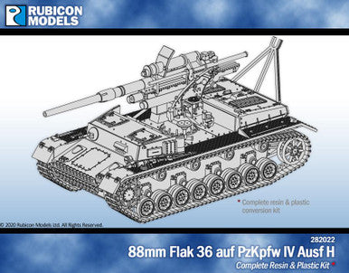 88mm Flak 36 auf PzKpfw IV Ausf H Kit- Resin