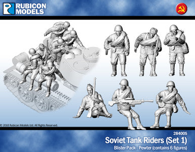 Soviet Tank Riders- Pewter
