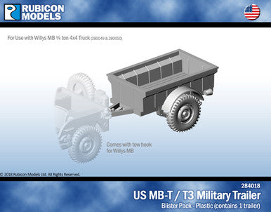 US Jeep MB-T / T3 Military Trailer
