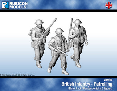 British Infantry Patrolling- Pewter