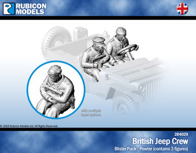 British Jeep Crew (Set 1)- Pewter