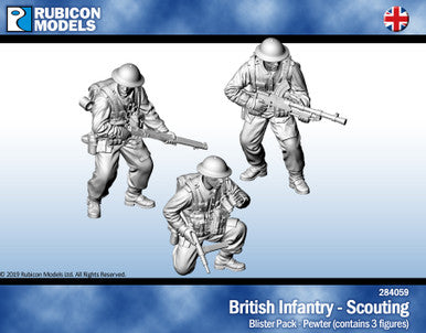 British Infantry Scouting- Pewter