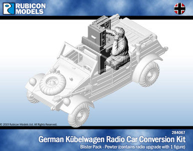 Rubicon Models Kubelwagen Radio Car Conversion with Crew- Pewter