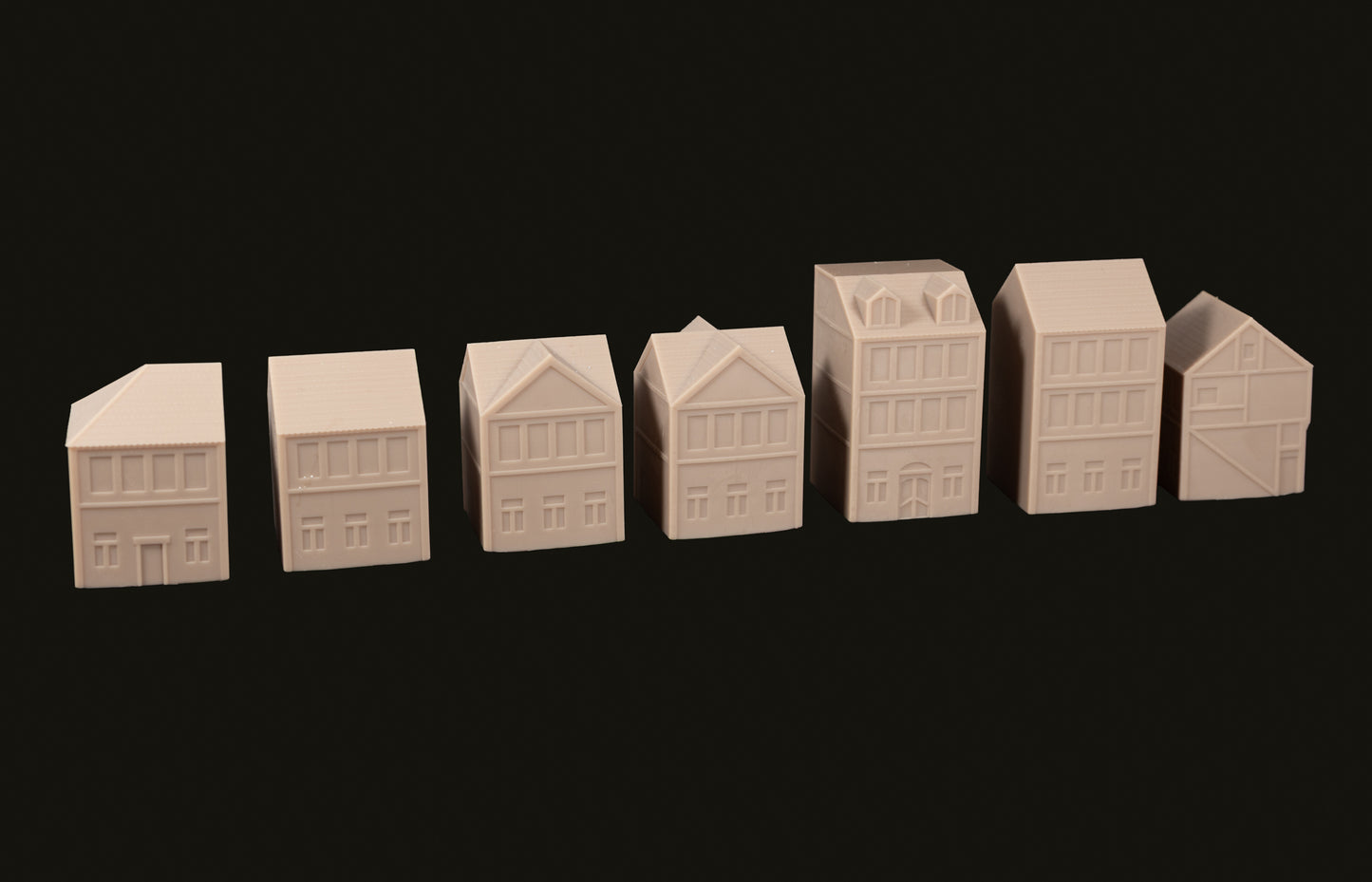 6mm Town Starter Kit (7 Buildings) - 285SLA110