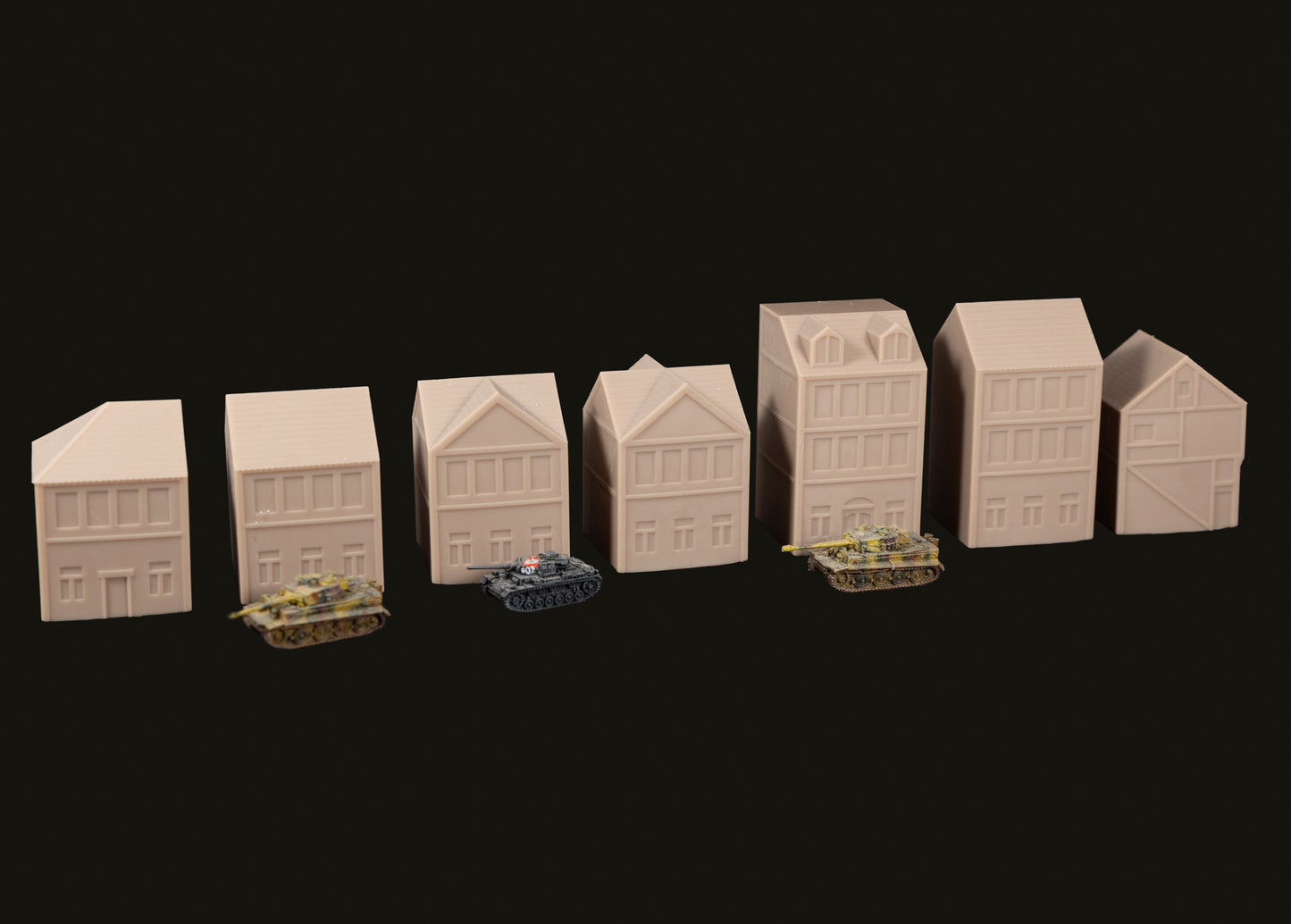 6mm Town Starter Kit (7 Buildings) - 285SLA110