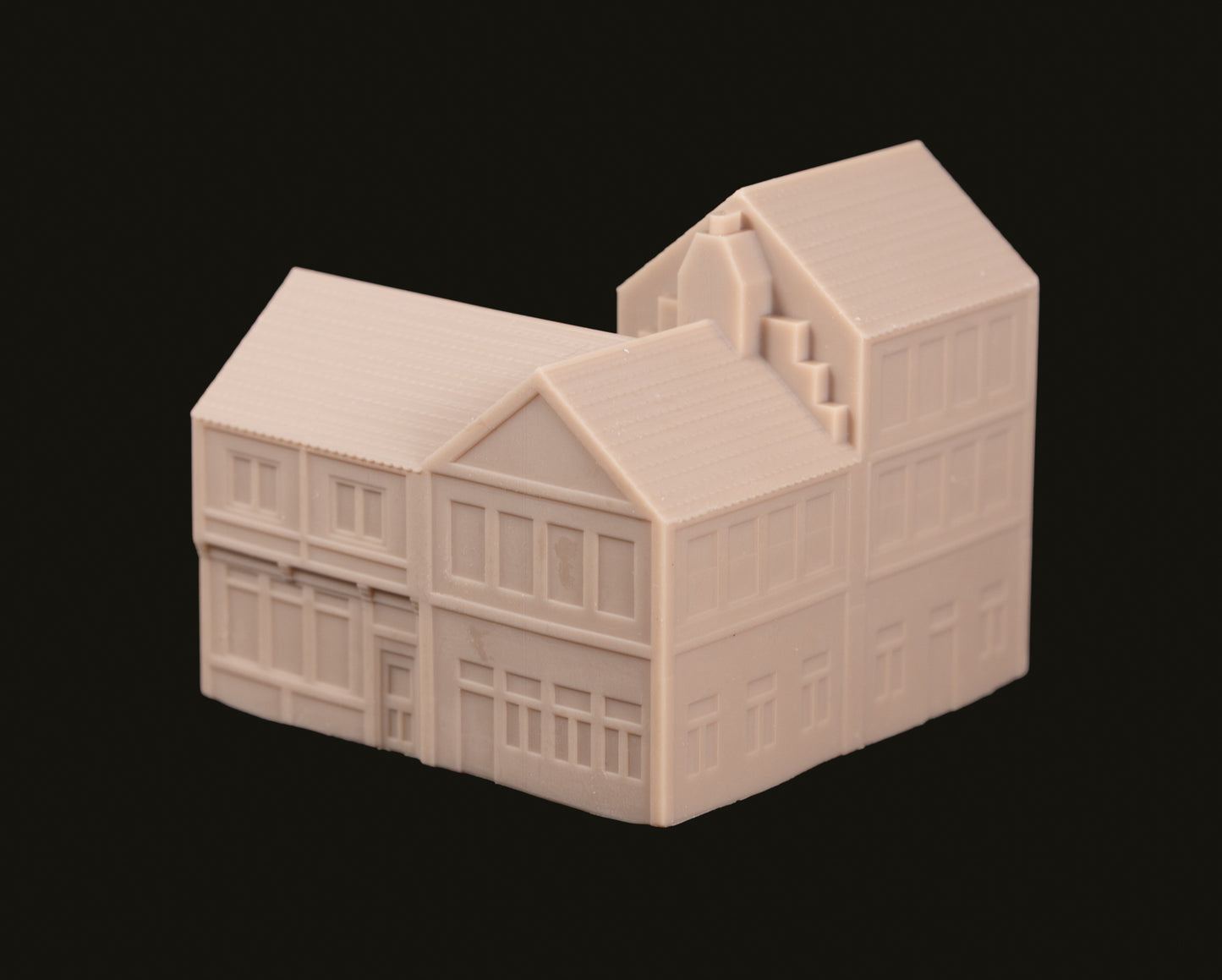 6mm Town Building, Corner - 285SLA111