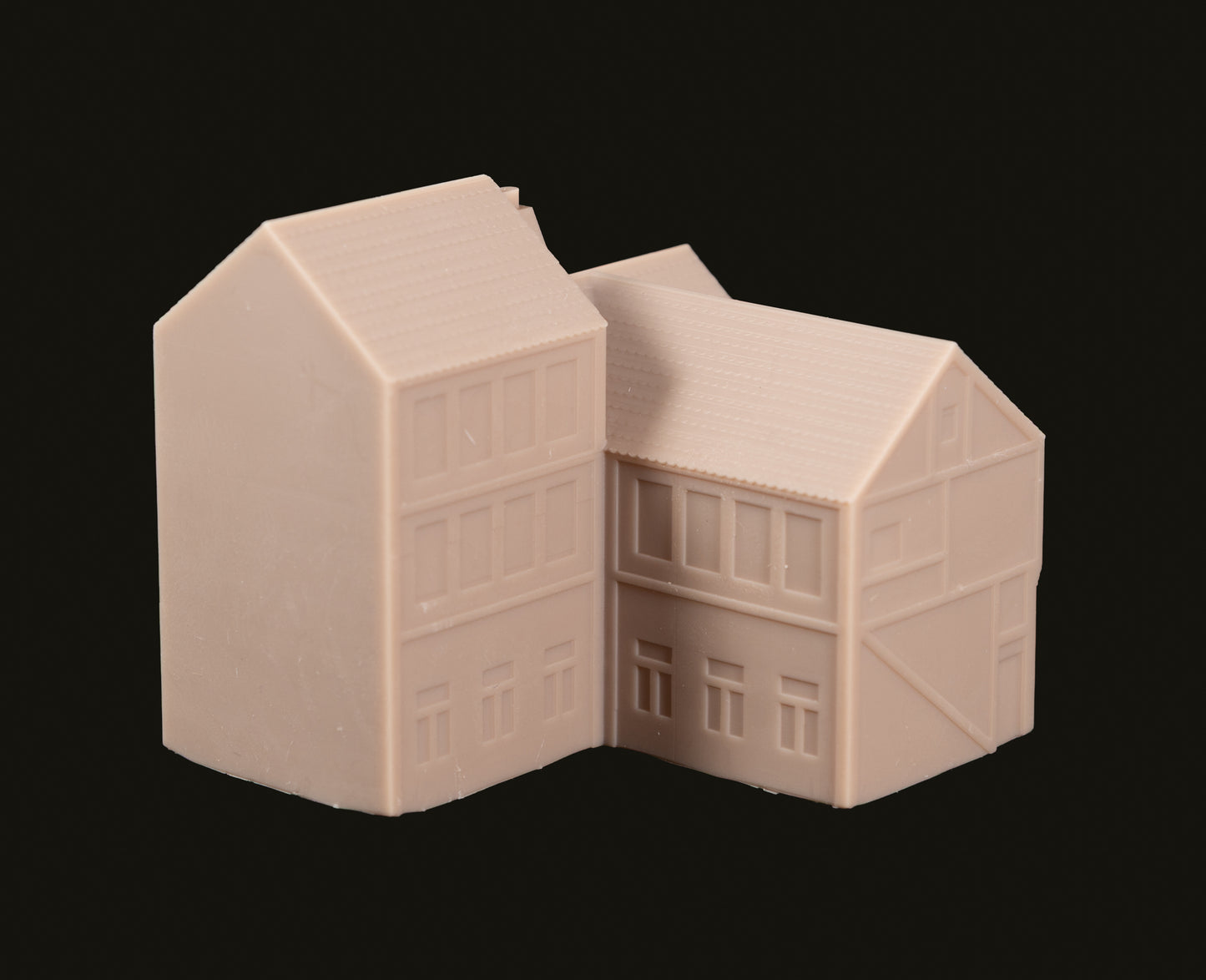 6mm Town Building, Corner - 285SLA111