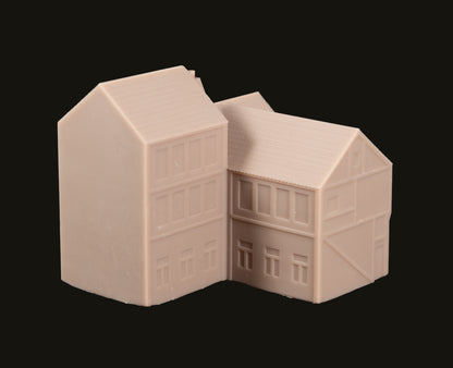 6mm Town Building, Corner - 285SLA111