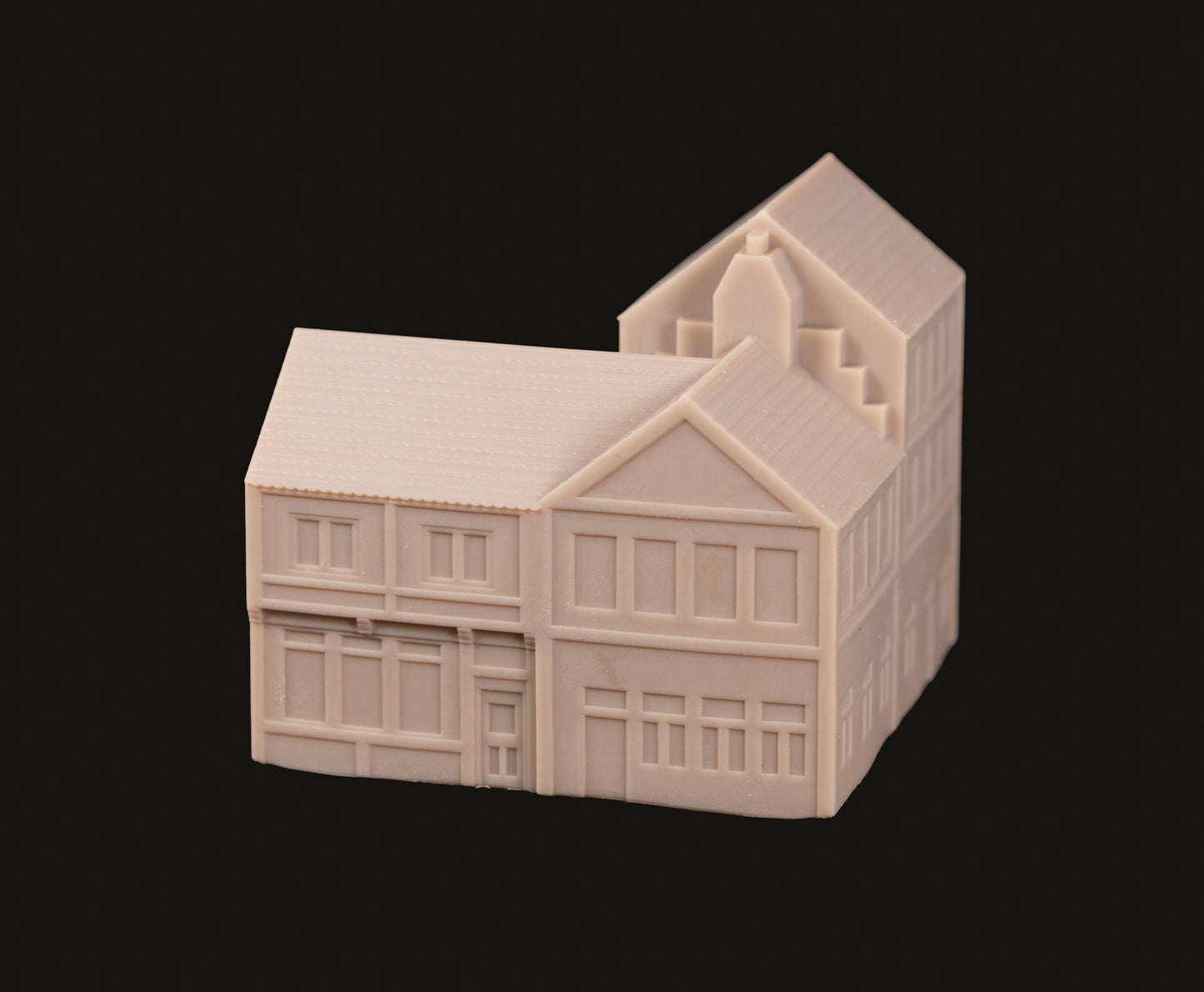6mm Town Building, Corner - 285SLA111