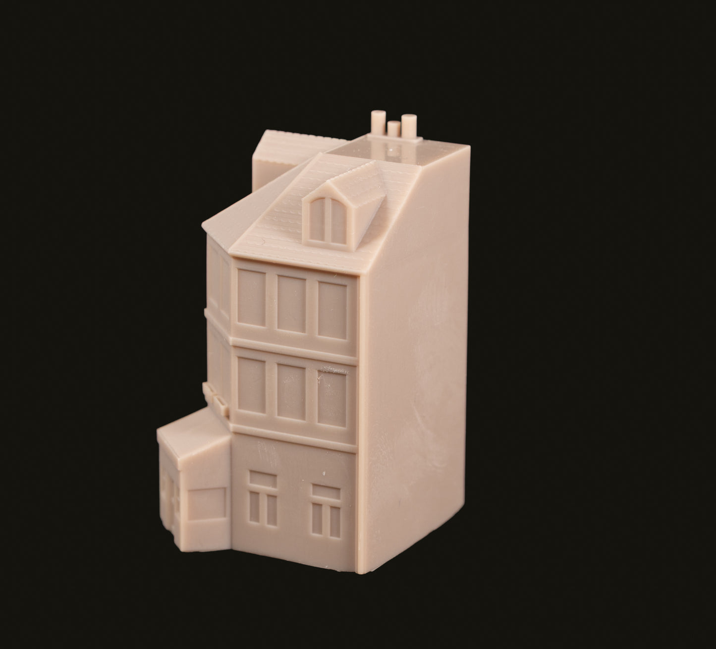 6mm Town Building, Corner - 285SLA113
