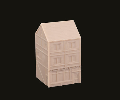 6mm Town Building, Corner - 285SLA114