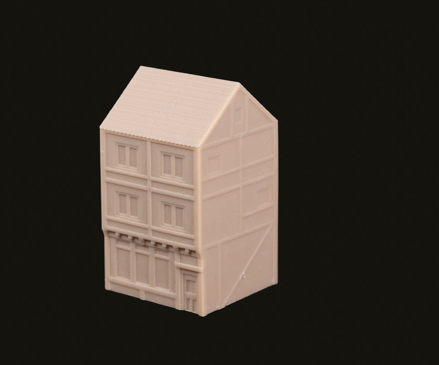 6mm Town Building, Corner - 285SLA114