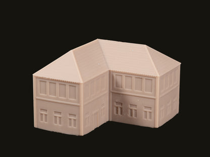 6mm Town Building, Corner - 285SLA115
