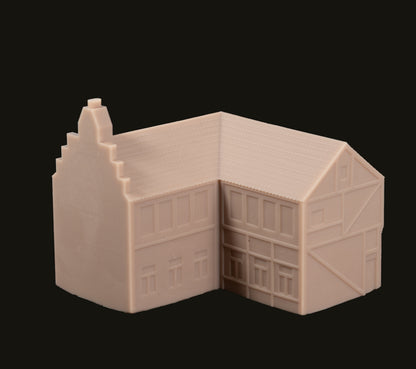 6mm Town Building, Corner - 285SLA116