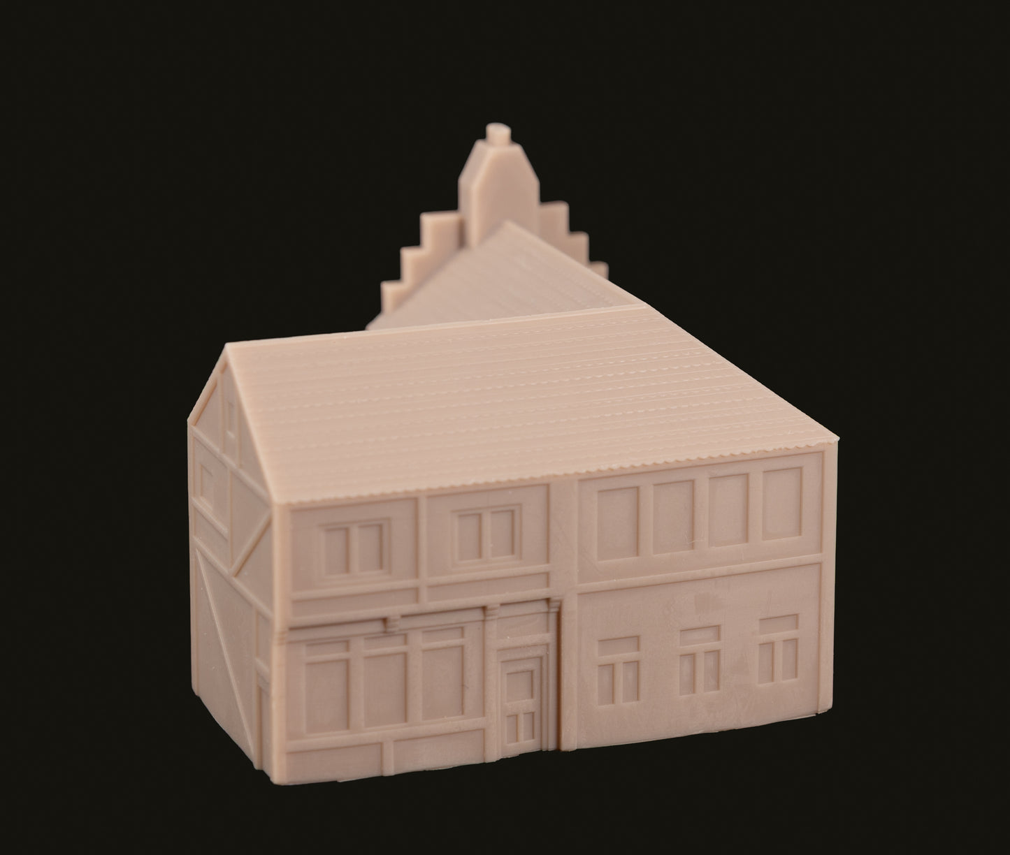 6mm Town Building, Corner - 285SLA116
