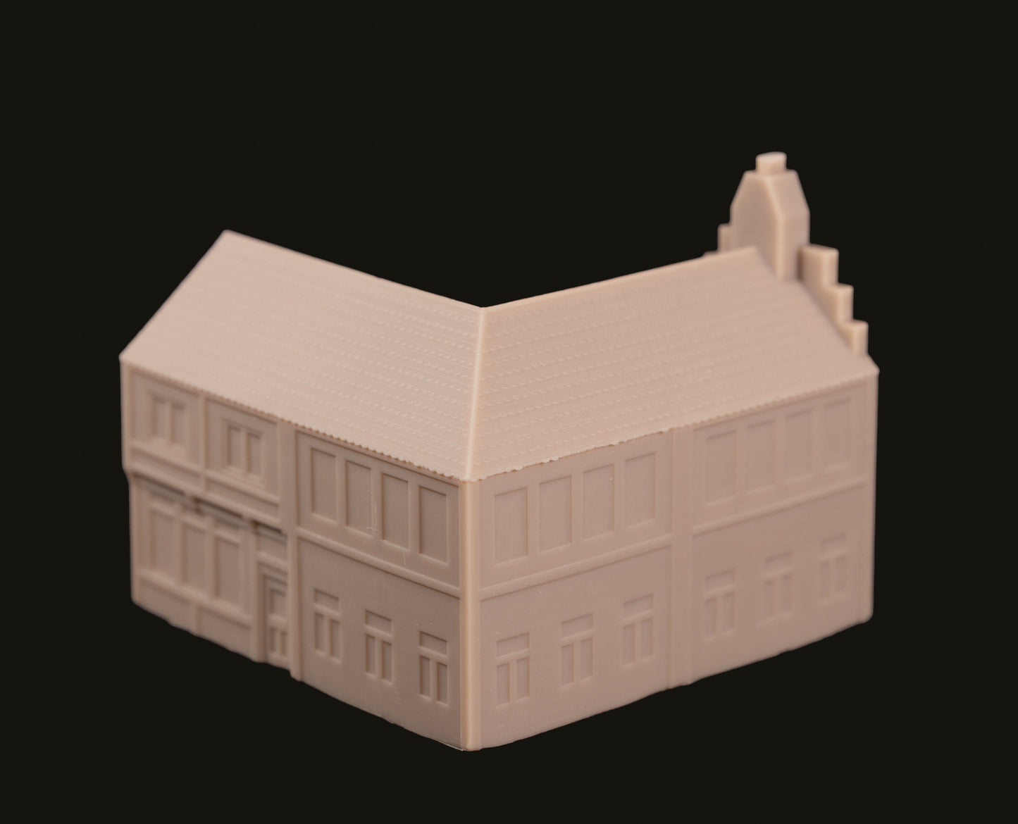 6mm Town Building, Corner - 285SLA116