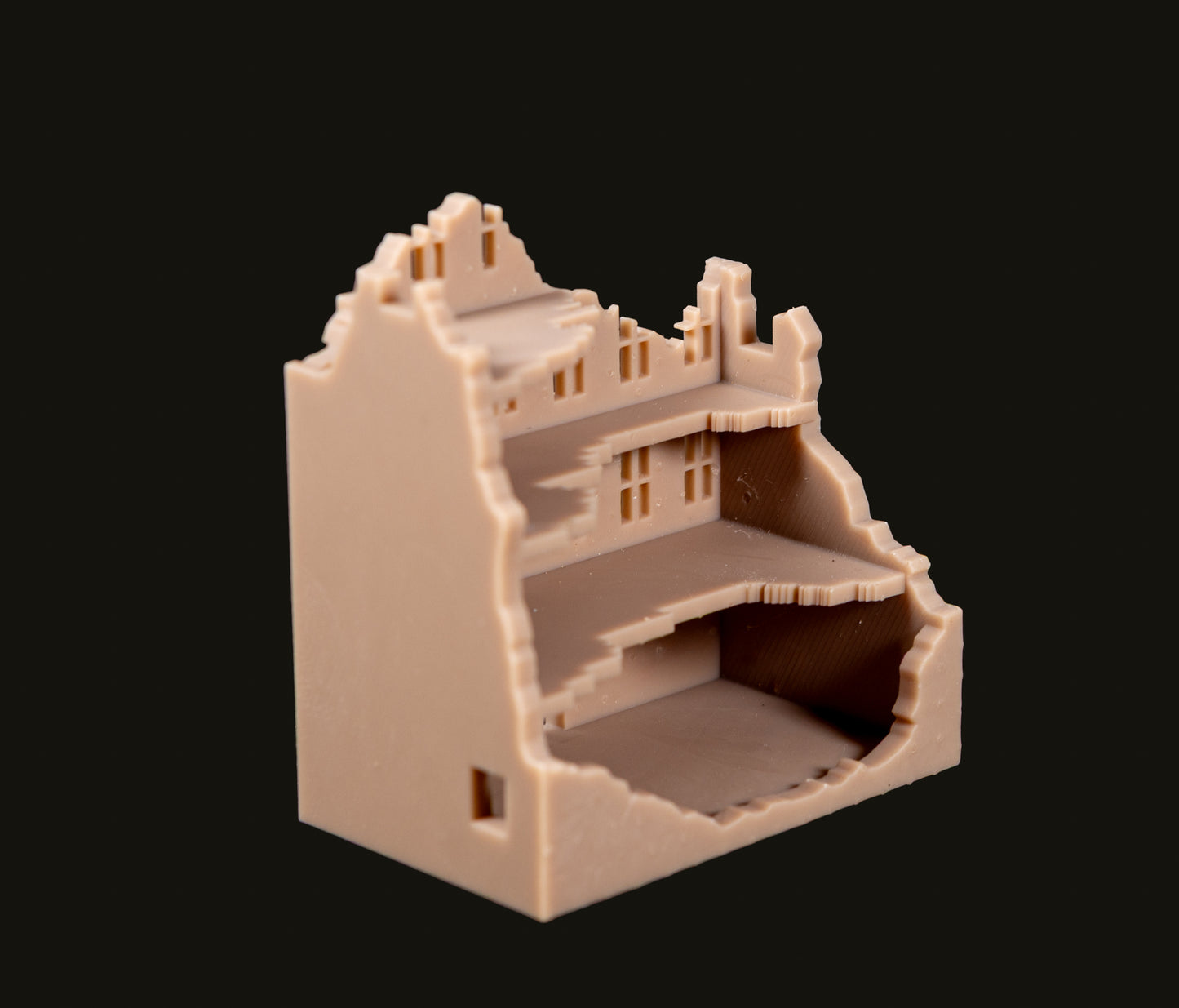 6mm European Ruined City Building - 285SLA145