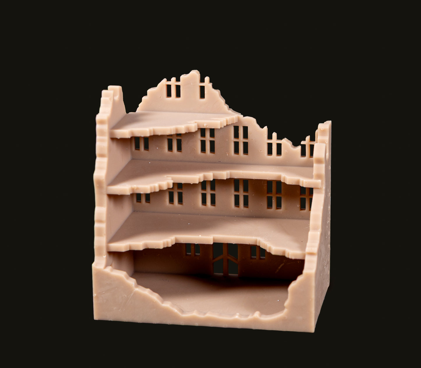 6mm European Ruined City Building - 285SLA145
