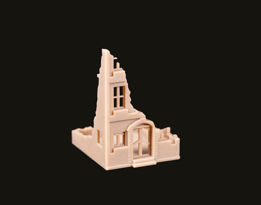 6mm European Ruined City Building - 285SLA148