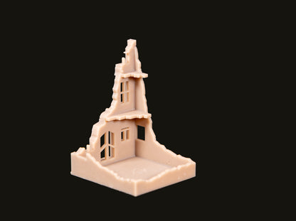 6mm European Ruined City Building - 285SLA148
