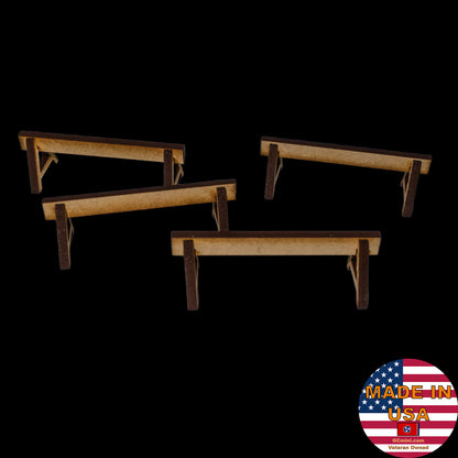 28mm Road Barricades (4) - 28MMDF169