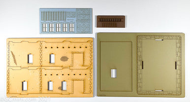 Pre Painted 28mm Middle Eastern Building - 28MPNT093amz