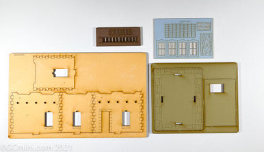 Pre Painted 28mm Middle Eastern Building - 28MPNT090amz