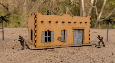 Pre Painted 28mm Middle Eastern Building - 28MPNT093amz