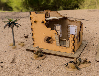 Pre Painted 28mm Middle Eastern Building - 28MPNT099amz