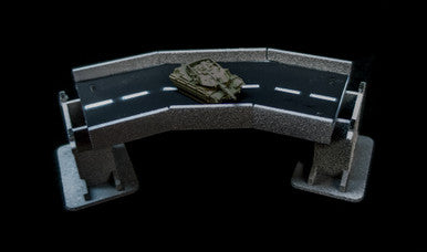 45 Degree Corner Roadway Section, 2 Lane - 10MROAD153-1