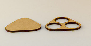 Movement Tray for 1" (25mm) Bases - BAtray3