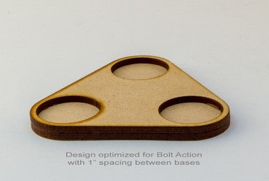 Movement Tray for 1" (25mm) Bases - BAtray3a