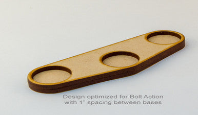 Movement Tray for 1" (25mm) Bases - BAtray3b