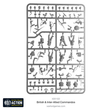 British and Inter-Allied Commandos - Individual Sprue
