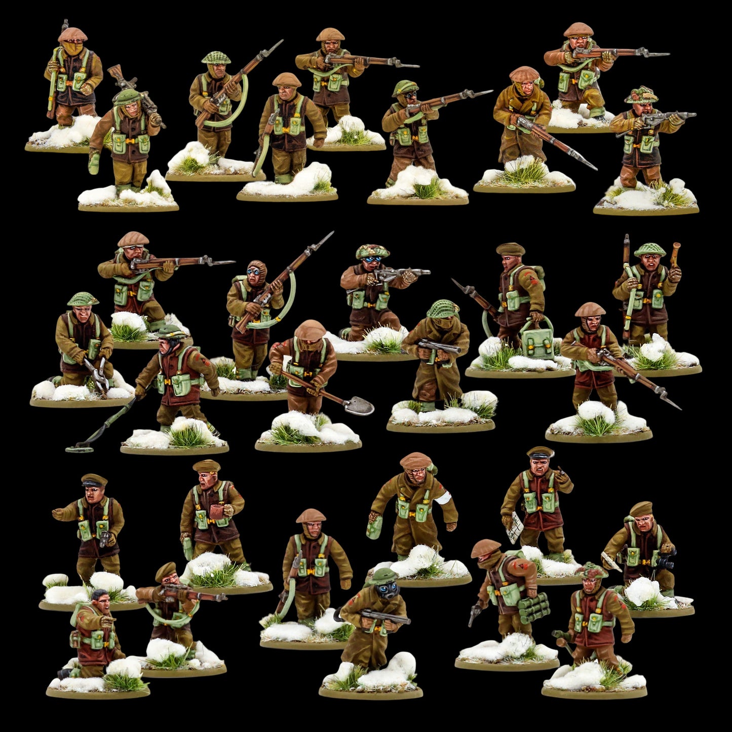British & Canadian Infantry (Winter) Platoon
