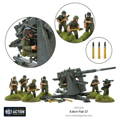 Bolt Action: German Army Flak 37 8.85cm (88mm)