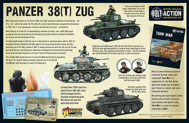 Bolt Action: Panzer 38(t) Zug