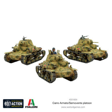 Bolt Action: Italian Carro Armato and Semovente Platoon