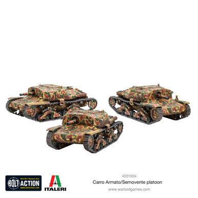 Bolt Action: Italian Carro Armato and Semovente Platoon