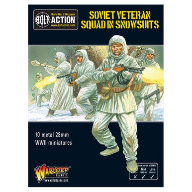 Bolt Action: Soviet Veteran Squad In Snowsuits