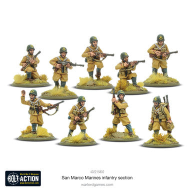 Bolt Action - San Marco Marines Infantry Section