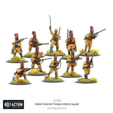 Bolt Action - Italian Colonial Troops Infantry squad