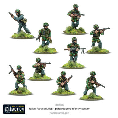 Bolt Action: Italian Paracadutisi - Paratrooper Infantry Section