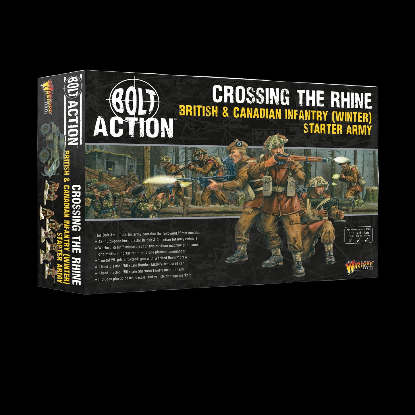 Crossing the Rhine' - British & Canadian infantry (Winter) Starter Army